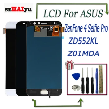 

LCD For Asus ZenFone 4 Selfie Pro ZD552KL Z01MD Z01MDA LCD Display Touch Screen Digitizer Assembly Replacement With frame tools