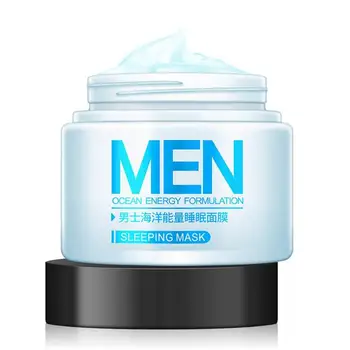 

Moisturizing Oil Control Shrink Pores Acne Treatment Skin Care Men Ocean Energy Formulation Sleeping Mask Deep Men Facial Mask