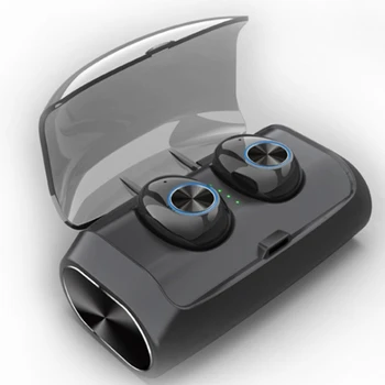 

Business Bluetooth Earphones Wireless Stereo Headphones Headset and Power Bank with Microphone Hands Free Calls IY288