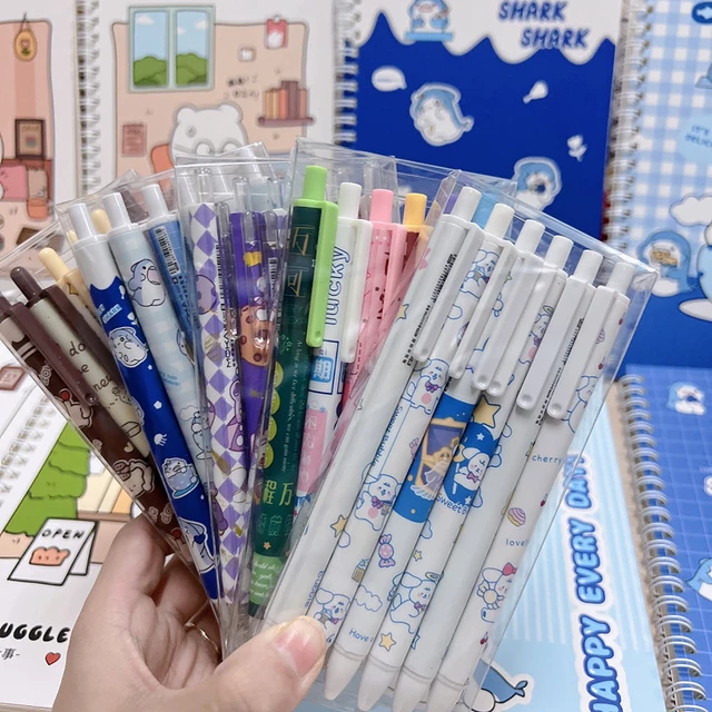 TULX cute stationery japanese stationery freebies office accessories pen  set cute pen korean stationery pens for writing - AliExpress