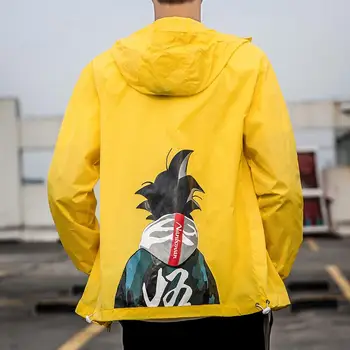 

Jacket men's summer new men's thin section fashion jacket couple sunscreen clothing large size casual jacket beach jacket M-6XL