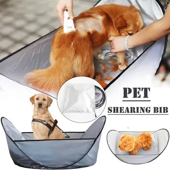 

Pet Grooming Tools Prevent Pet Hair From Falling To The Ground Household Pet Shearing Bib Tools Organizers