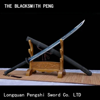 

Embroidered spring knife/Curved dao in Ming dynasty/Qing waist/Chinese sharp swords/real metal sword/katana/Waist saber