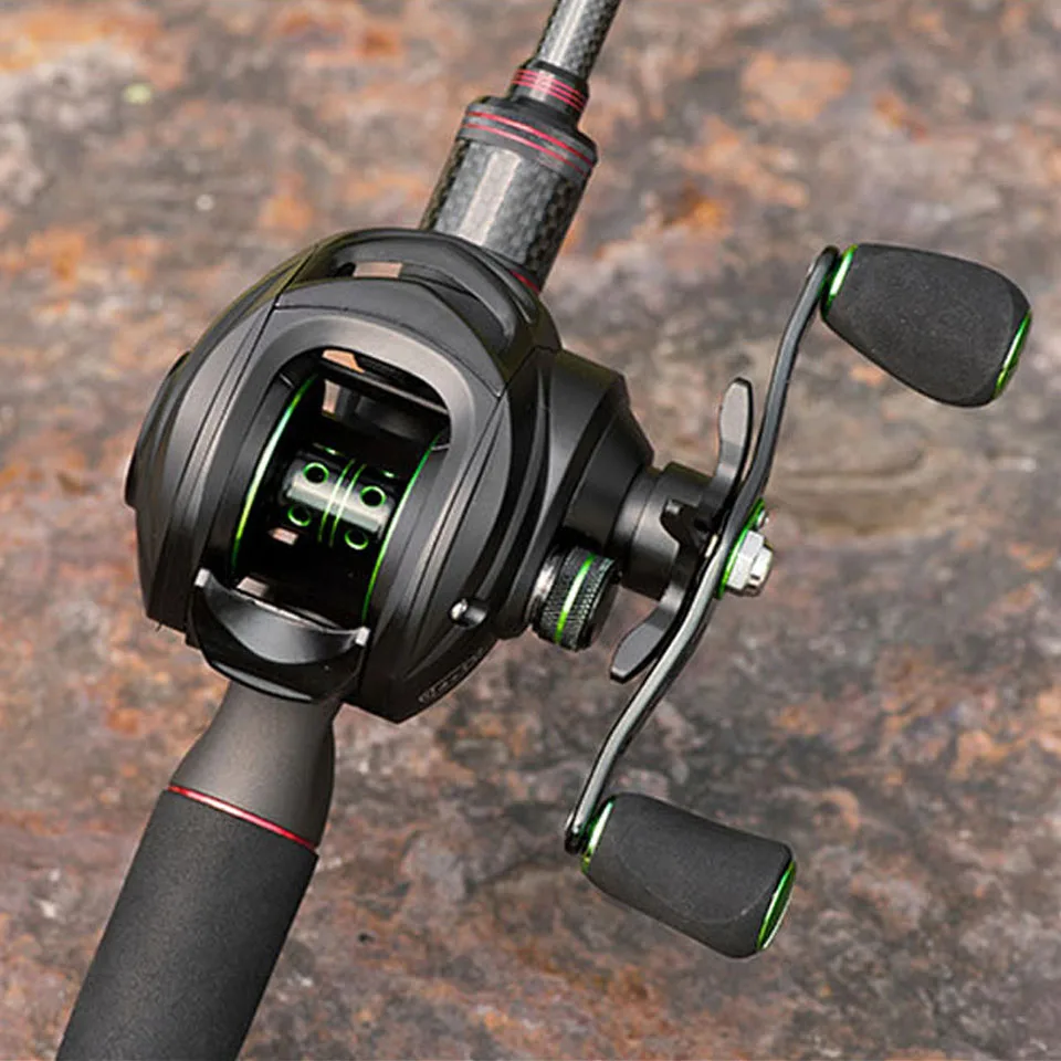 WALK FISH лучшая катушка для наживки 7,2: 1 4+ 1BB катушка для ловли басов 6 кг Макс. Тянущаяся левая и правая ручная катушка усиленный нейлоновый корпус белый бас