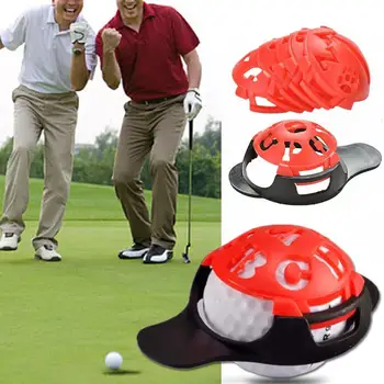 

6-in-1 Golf Ball Line Liner Marker Template Drawing Alignment Marks Sign Tool Factory Wholesale Hot Sale Red