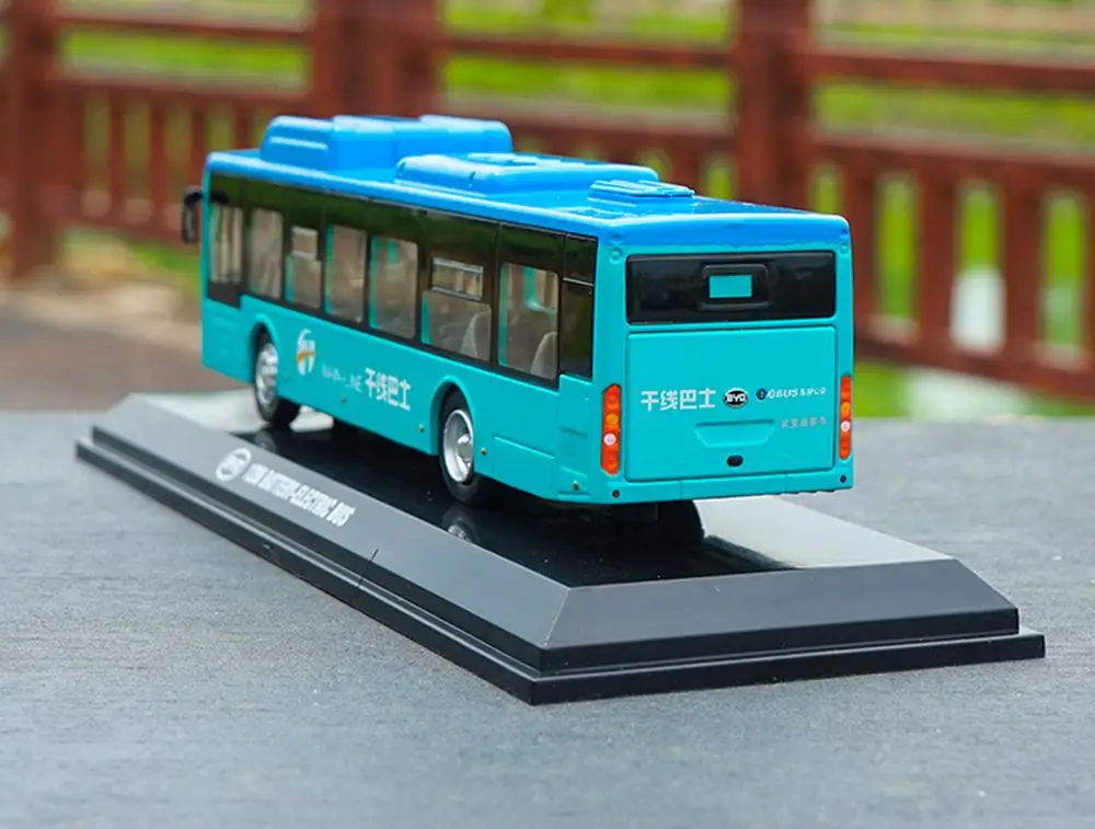 1/64 BYD K9 K8 12 м батарея электрический автобус синий литье под давлением Модель Коллекция игрушка подарок