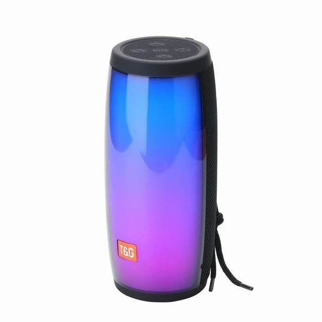 EONKO New TG 317 Super Bass Portable Wireless Speaker with Bluetooth TF USB  AUX Handsree TWS LED Light Strap|Portable Speakers| - AliExpress