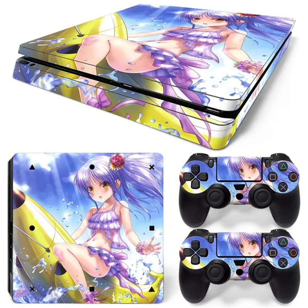 Стикер для PS4 Slim Skin Виниловая наклейка консоли SLIM и 2 контроллера Skins|Наклейки| |