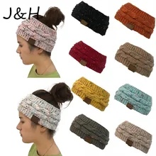 Широкий головной убор вязаная шапка с ушками Зимняя Теплая эластичная женская шапка шапочки высокого качества Прямая