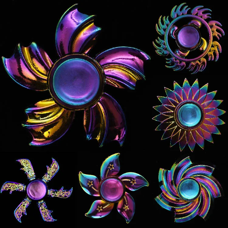 New Fidget Spinner EDC Hand Spinners Autism ADHD Kids Christmas Gifts Metal Finger Toys Spinners interesting anti pressure toys (6)