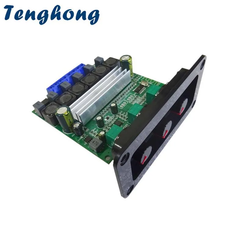 Tenghong TPA3116D2 Bluetooth 5 0 сабвуфер Мощность Плата усилителя 2*50 Вт + 100 2 1 канал звуковой