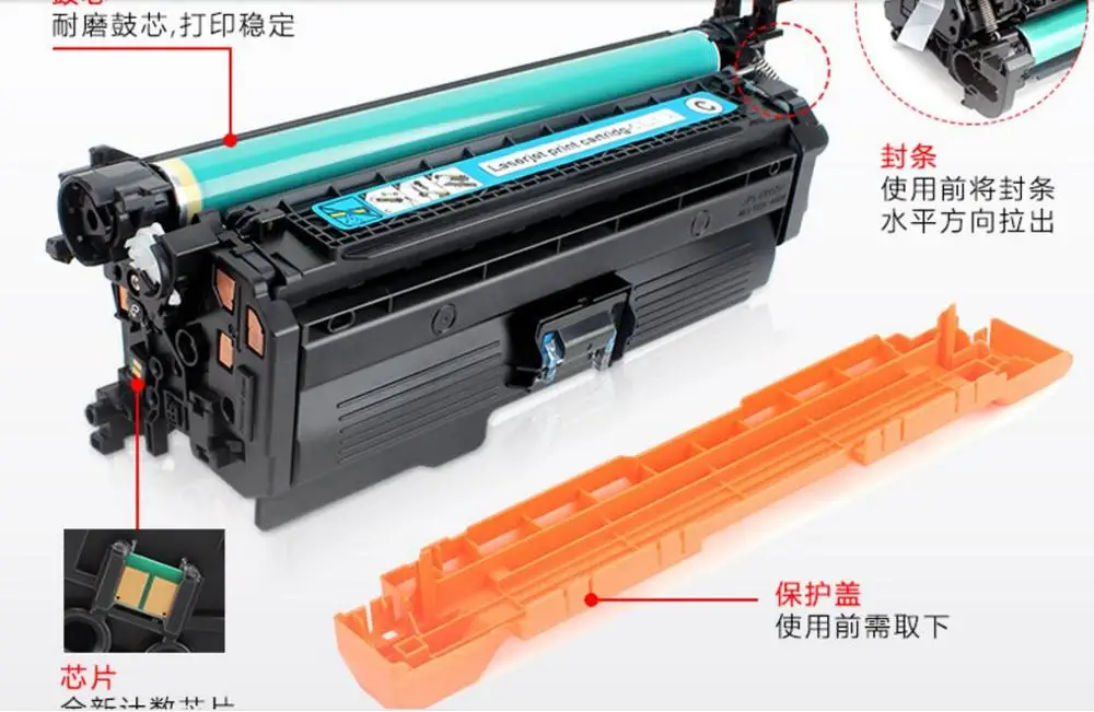 4 шт. картридж с тонером CE260A CE261A CE262A CE263A для принтера HP Color LaserJet CP4025n/dn/4525n/dn 647A