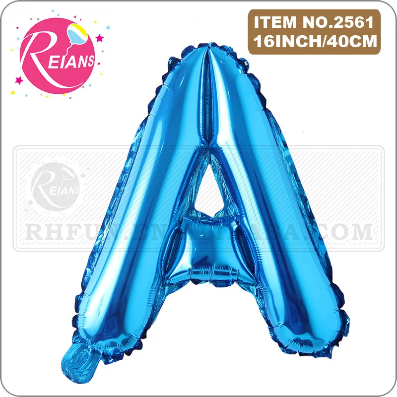 Foil Balloons 16 Inch Alphabet Letters number Happy Birthday Balloons Letter Birthday Party Decorations Kids Balloon banner