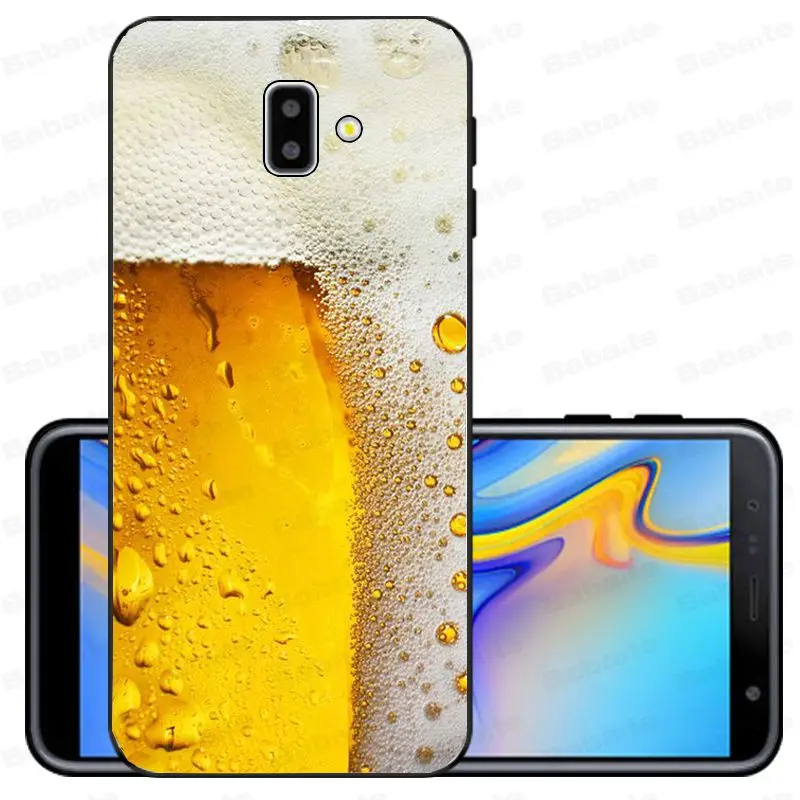 A2 Чехол для galxy j6plus beer foam Custom Photo мягкий чехол для телефона samsung Galaxy j6 plus A6 A8 A9 A10 A30 A50 - Цвет: A2
