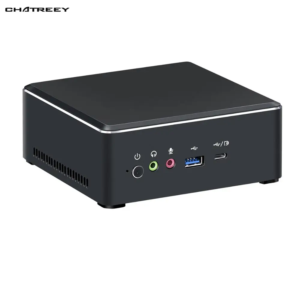 Мини ПК Chatreey AN1 AMD Ryzen R5 3550H с Vega 8 Graphic 4K UHD DP HDMI Настольный игровой компьютер Nvme