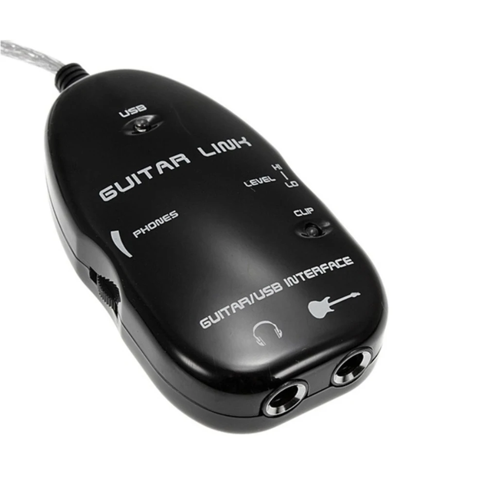 Гитарный USB гитарный интерфейс Соединительный кабель адаптер компьютерная запись гитарный усилитель записывающая система аксессуары для гитары