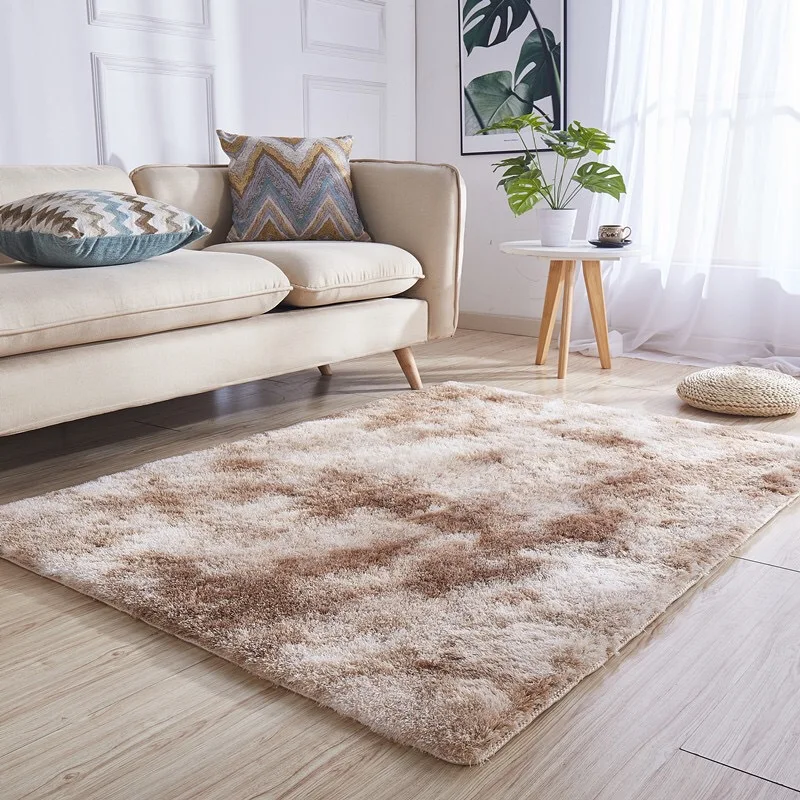 

Tie-dye Gradient Color Thicken Encryption Living Room Bedroom Bedside Coffee Table Entrance Hall Non-slip Carpet