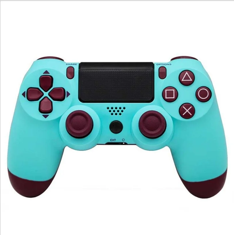 Новейшие цвета для PS4 Bluetooth беспроводной контроллер Вибрационный джойстик геймпады для playstation 4 Version2 - Цвет: Черный