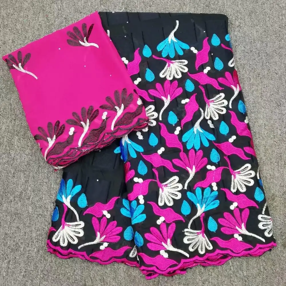 Швейцарская кружевная ткань новейшая швейцарская вуаль кружева в швейцарском африканском сухом кружевном популярном дубайском стиле полые кружева 5+ 2 ярдов