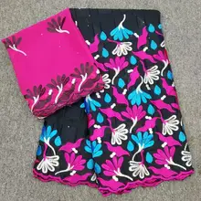 Швейцарская кружевная ткань новейшая швейцарская вуаль кружева в швейцарском африканском сухом кружевном популярном дубайском стиле полые кружева 5+ 2 ярдов