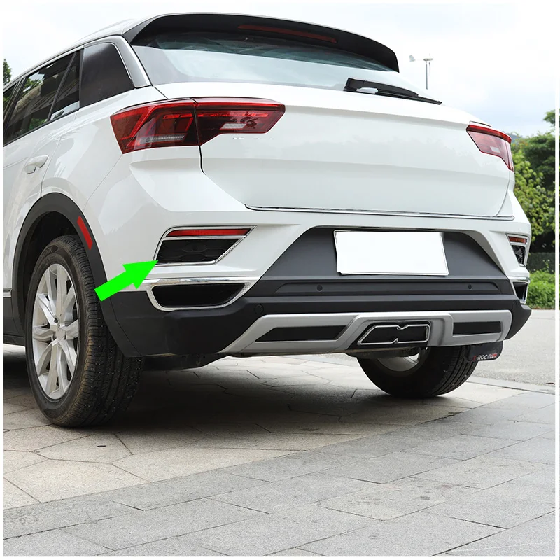 2pcs  ٰ T-ROC TROC 2017 2018 2019 ABS ũ ĸ Ȱ  Ŀ Ʈ ƼĿ ڵ ȣ ׼
