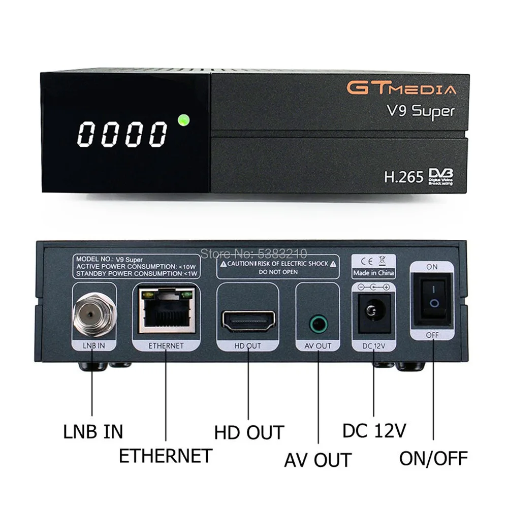 1080P Full HD GT медиа V9 супер Европа Cline для 3 лет спутниковый ТВ приемник H.265 wifi же DVB-S2 GTmedia V8 NOVA рецептор