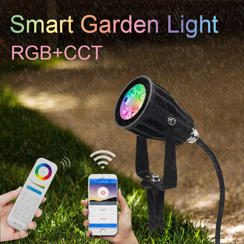 Miboxer 6 Вт RGB + CCT умный светодиодный садовый светильник FUTC04 AC100 ~ 240 В IP66