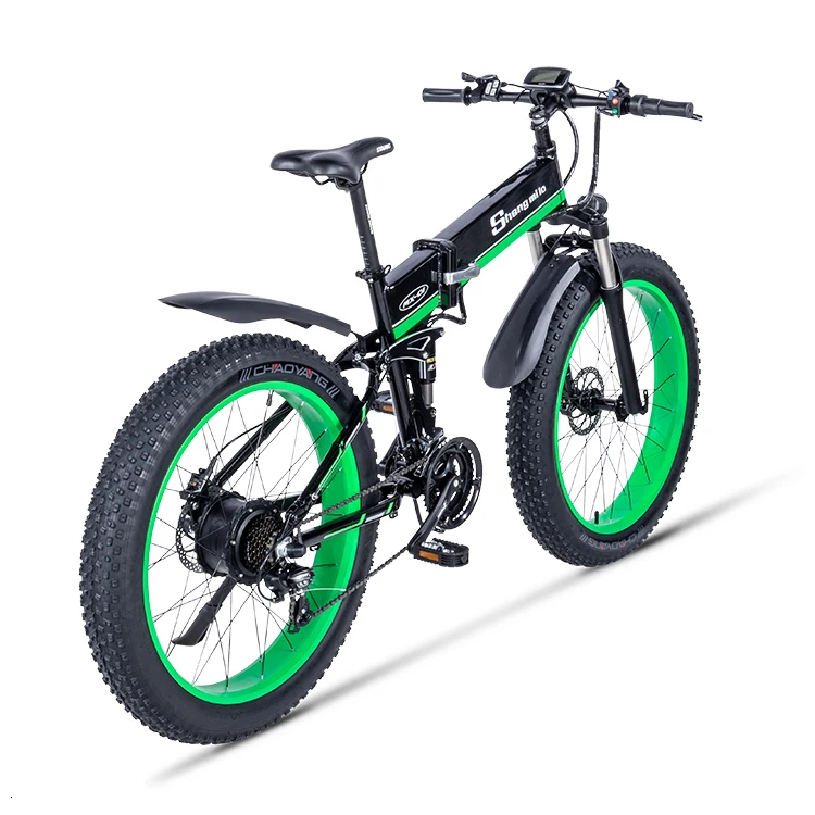 Электрический велосипед 1000 Вт, Электрический пляжный велосипед 4,0 с толстыми шинами, электрический велосипед 48 В, Мужской горный велосипед, снежный электровелосипед 26 дюймов