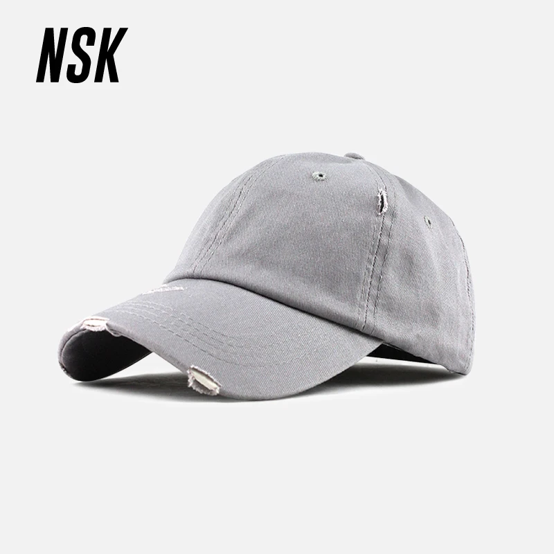 

NSK Baseball Cap Unisex Adjustable Peaked Cap Simple Style Snapback Casual Adjustable Sunscreen Women Retro Hat Male Curved Brim