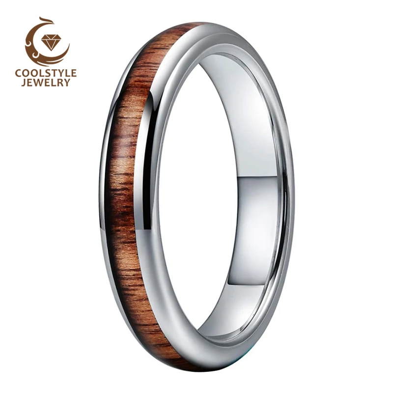 Кольцо женское из карбида вольфрама 4 мм | Украшения и аксессуары