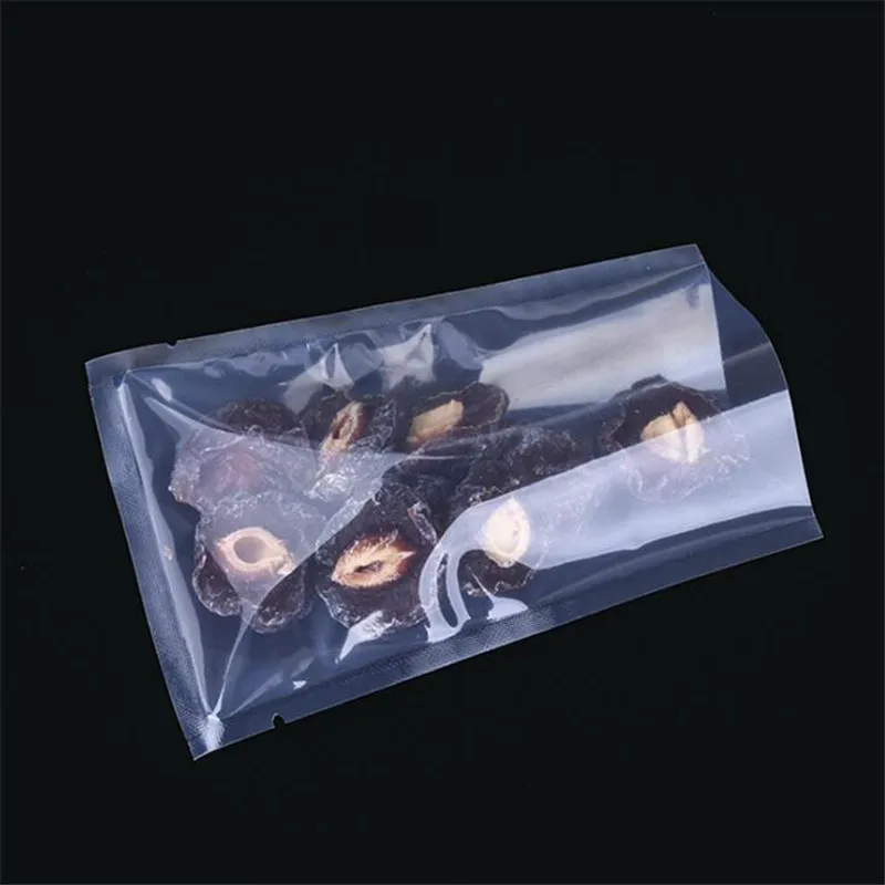 100 шт./лот прозрачные пакеты разных размеров с открытым верхом термоизолирующие