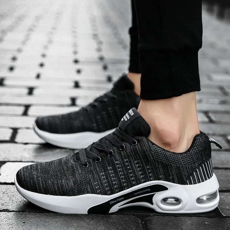 

Autumn New Style 2019 Casual Sports MEN'S SHOES Korean-style Versatile Teenager Students Trendy Shoes Air Cushion Fly Woven