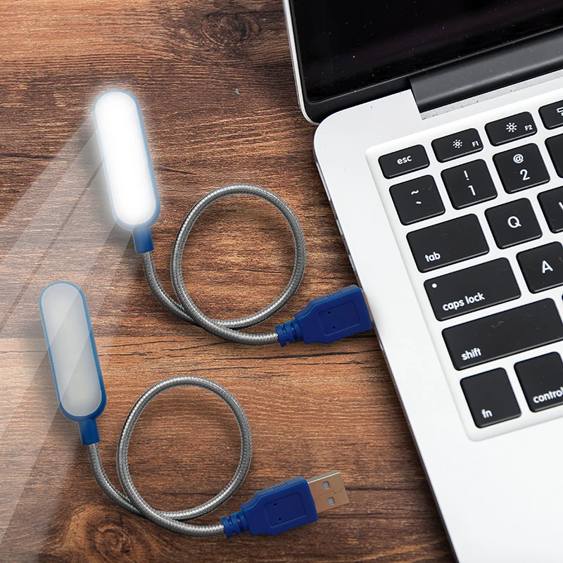 Настольная лампа гибкая USB светодиодная 360 градусов 5 в постоянного тока