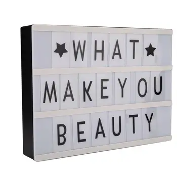 

A4 85 Replacement Letters and Symbols Light Up Cinema LED Letter Lamp Home Party