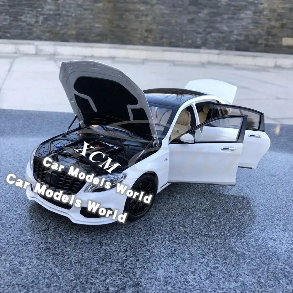 Литая модель автомобиля почти для настоящего 900 S Class 1:18 (белый) + маленький