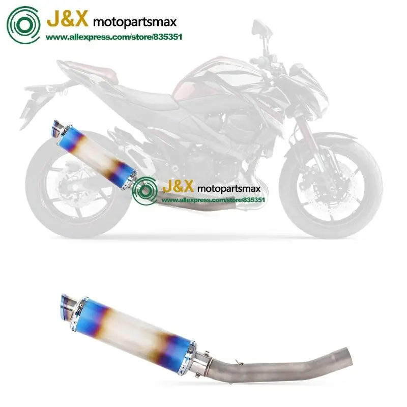 Полная система, слипоны для kawasaki Z750 Z 750, глушитель для мотоцикла, поход, средняя Соединительная средняя труба