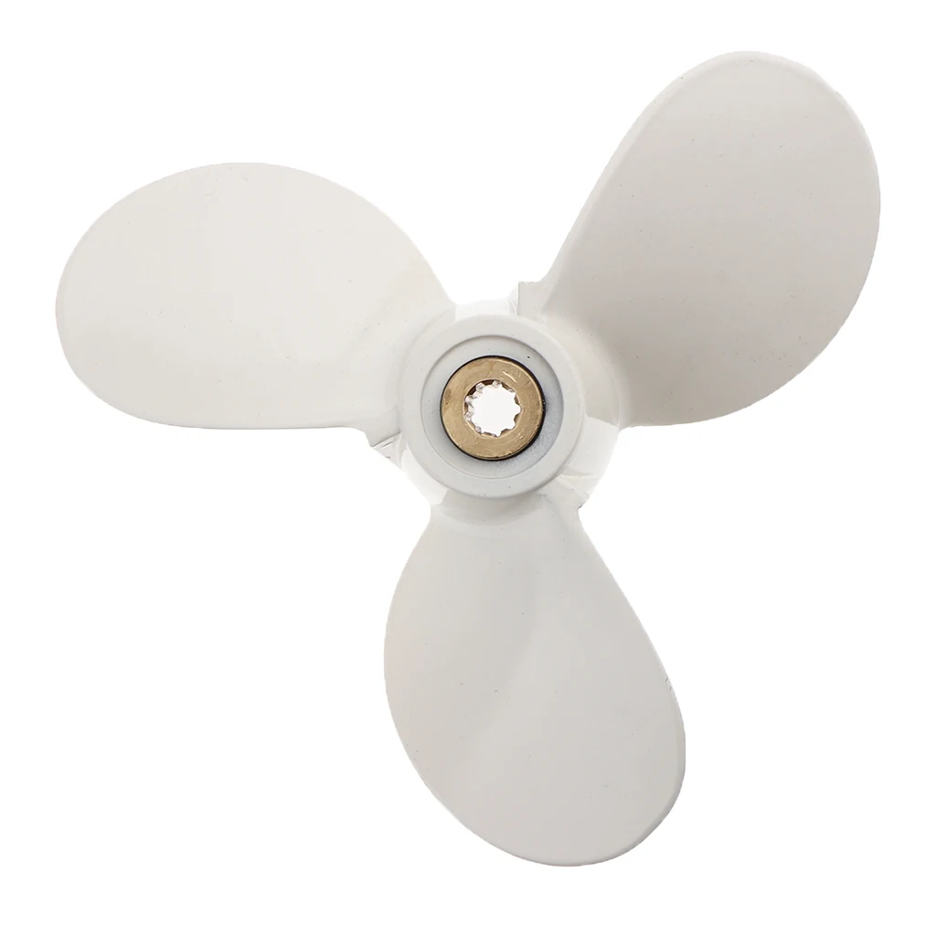 Boat Marine Aluminum Propeller for Yamaha 2-6HP Outboard Boat Motors 7 1/2 X 8 BA Type with 3 Improved Blade