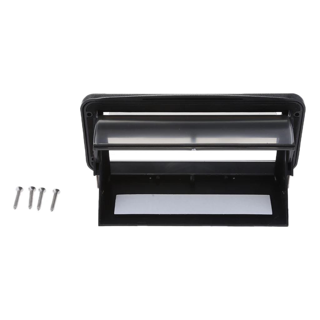 Black Universal Water-Resistant Marine Boat Radio Stereo Housing Cover