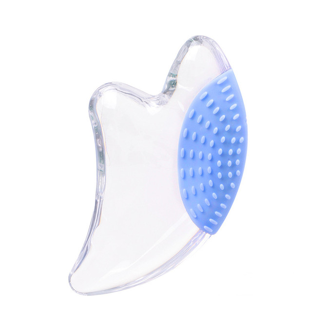 Crystal Gua sha Plate Scraping Board Facial Massage Guasha Plate Face Massager Scrapers Tools For Face Neck Back Body
