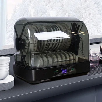 

Electronic Dish Dryer Anion Disinfection Cabinet High Temperature Sterilizer Small Table Chopsticks Tableware Dryer Sterilizer