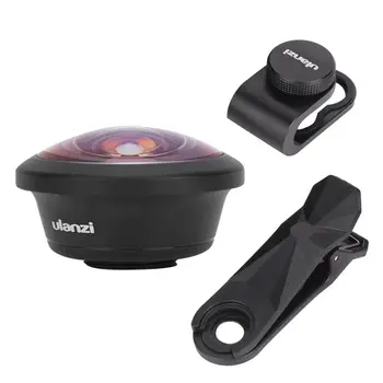 

Ulanzi Fish Eye Lens Wide Angle Macro Fisheye Lens 7.5mm 238° 17mm Interface Fisheye Special Effects External Mobile Phone Lens