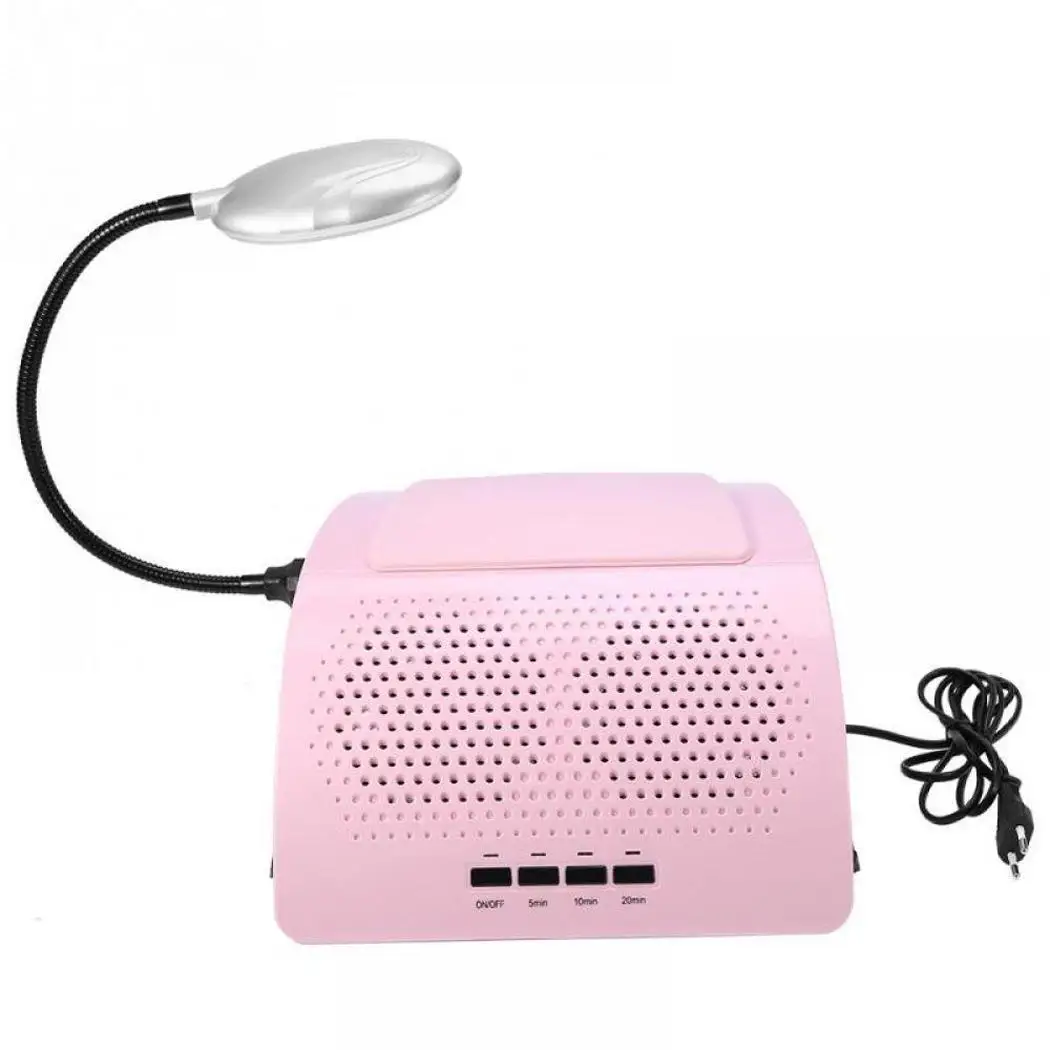 

Nail Suction Dust Collector With LED Light Manicure Dry, No Tool Nail 45W EU Art Salon Equipment 100-240V No