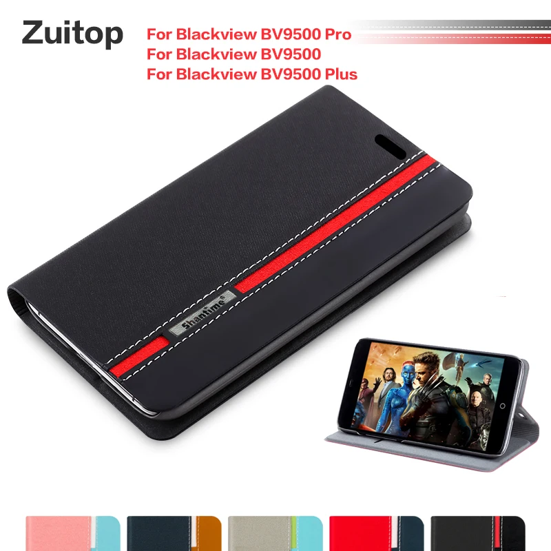 Чехол книжка Cowboy чехол для телефона из искусственной кожи Blackview BV9500 Pro мягкий