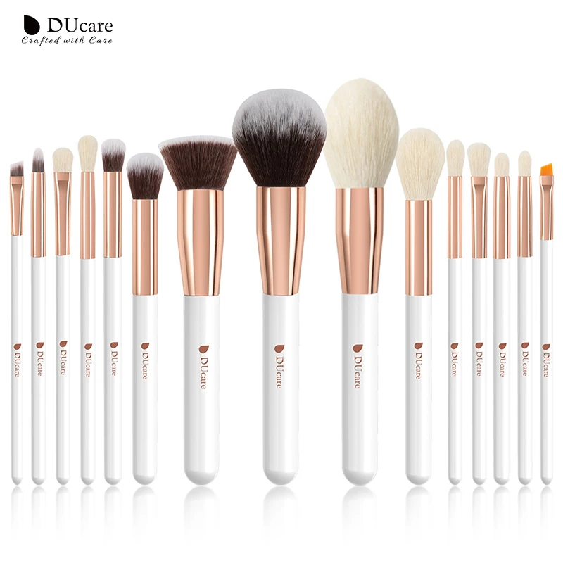 

DUcare professional make up brushes 15PCS Makeup brushes set Beauty Make up brush Natural hair Foundation Powder Brushes