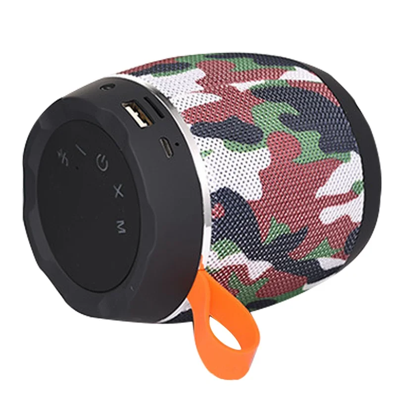 Портативный Bluetooth мини-динамик беспроводной сабвуфер динамик стерео звуковая коробка ткань чехол планшет Динамик s камуфляж