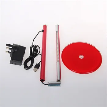 

24 SMD LED Table Light Desk Lamp Rotatable Slim USB/AC Reading Light Dimmable