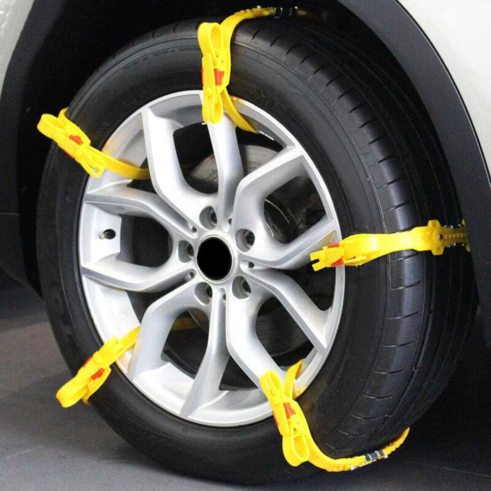 KKMOON универсальный автомобиль авто 2 гвозди-полный TUP ремни шины аварийные зимние вождения автомобиля цепи снега противоскользящие шины