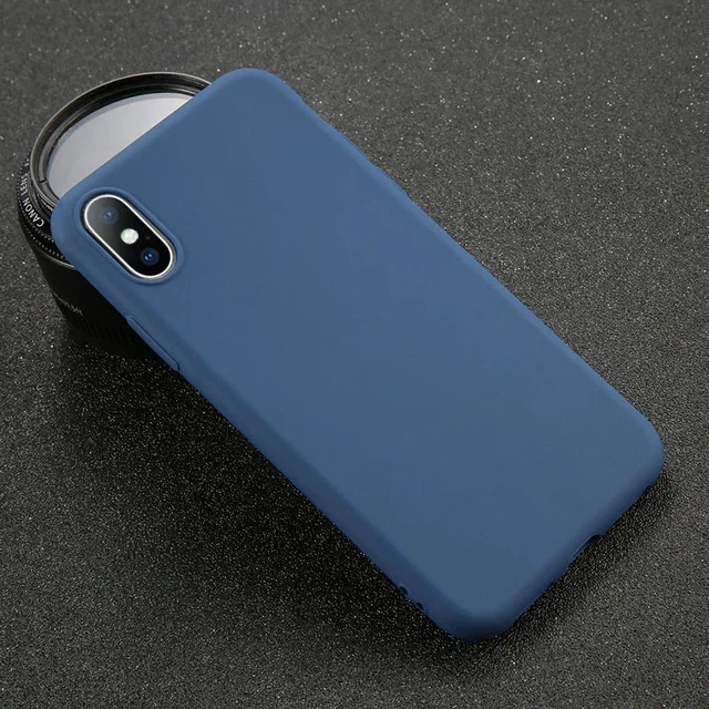 Ultra thin Solid Color Cases For Xiaomi Mi A3 A2 A1 Lite 5X 6X 8 Lite 9 SE C99E 9T Mi Mix 2S Max 3 Pro Soft TPU Case Phone Cover - Цвет: D