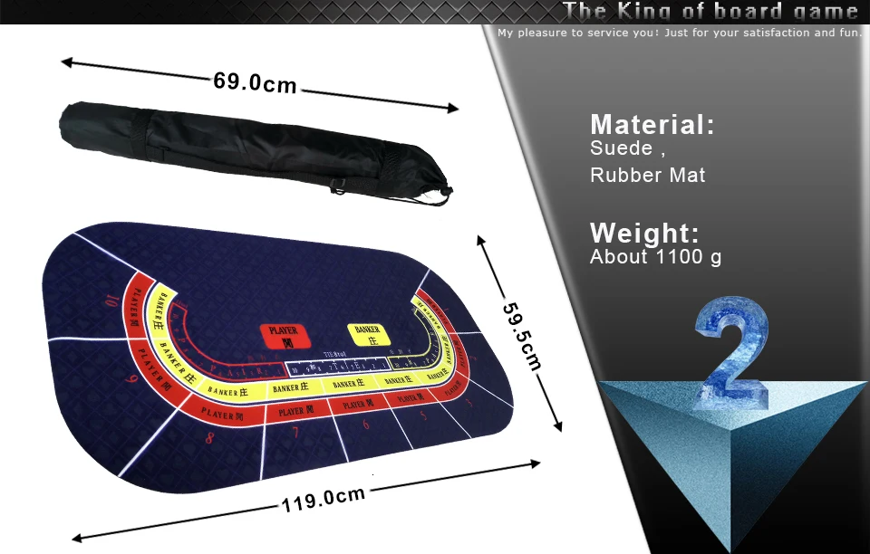 K8356 12060cm Texas Suede Rubber Baccarat Rubber Table Cloth For Poker Table Mat  Tablecloth Waterproof Hold'em Table Game Mat (8)