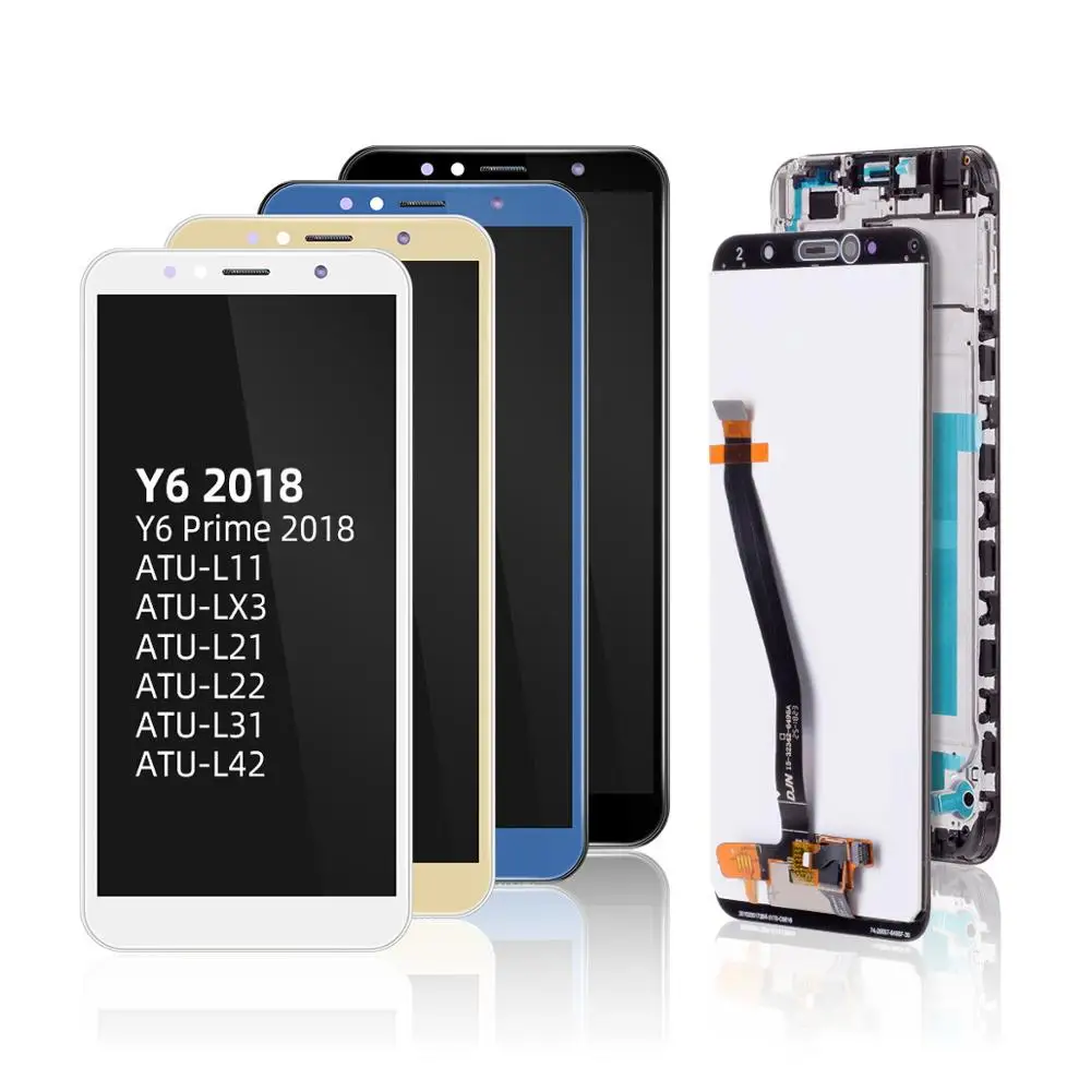 Дигитайзер ЖК-экран модуль дигитайзер для huawei Y6 Prime 2018 ЖК-рамка оригинальный |